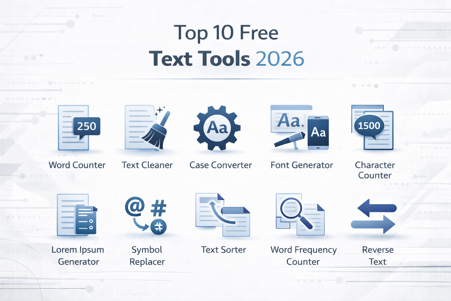 Top 10 Free Text Tools Every Blogger Should Use in 2026